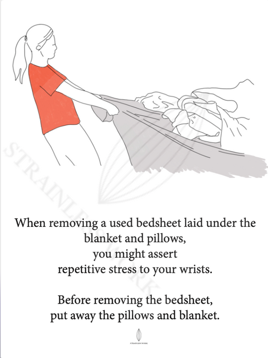 Workplace Safety Poster - Bed Making